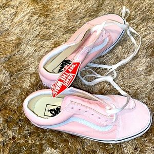 Light pink vans — BRAND NEW
